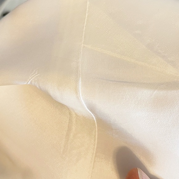 Vintage Ann Taylor White Linen Camisole Sequin Strap Blouse Sz 8 Cottagecore - Picture 9 of 9